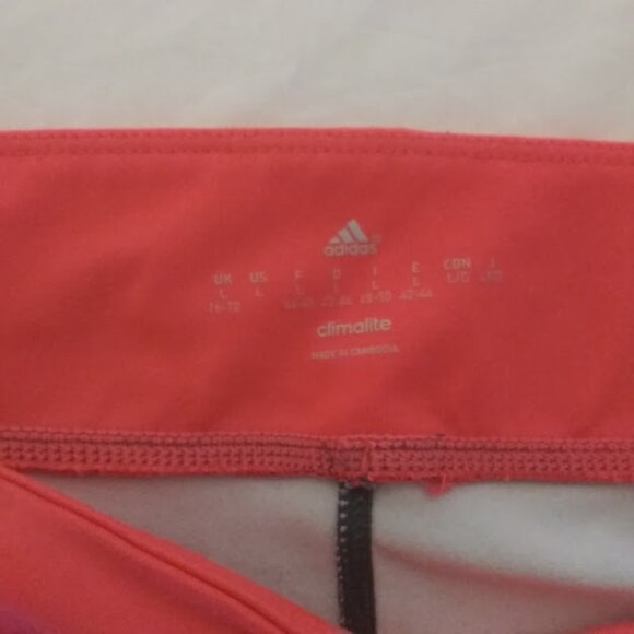 Adidas women's size L ombre multicolored butterfly leggings - Picture 11 of 16